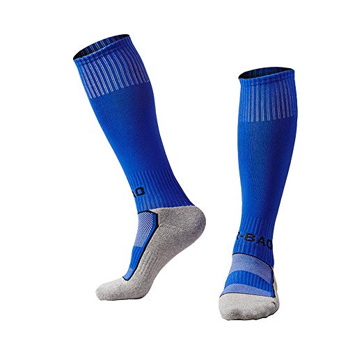 xikun - Calcetines de fútbol para niños, niñas, hasta la rodilla, largos, deportivos, de compresión, fútbol, ??calcetines