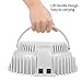 MINI LOP 64W Rechargeable Pro LED Gel Nail UV Light UV LED Nail Lamp Cordless Led Light for Nails(White)