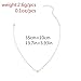 JIEPING Love Heart Choker Necklace Silver Gold Plated Collar Chain