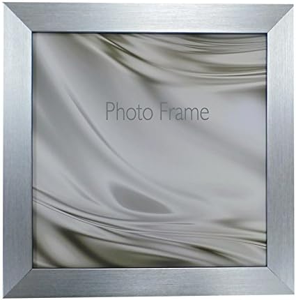 Square Picture Photo Frame Black Silver White Oak Brown (Silver, 20x20cm)