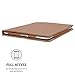Snugg iPad 2 Case - Smart Cover with Kick Stand (Distressed Brown Leather) for Apple iPad 2