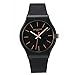 Teenager Plastic Quartz Watches Boys Girls Unisex Silicone Strap Plastic Waterproof Youth Student Wrist Watch (Dark Blue)
