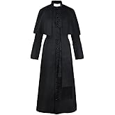 Men's Tunic Costume Halloween Medieval Monk Priest Renaissance Cosplay