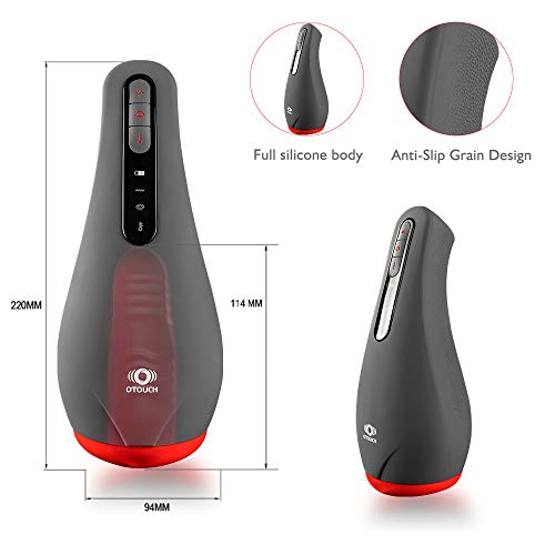 Adult Products Massage Toys for Man Vibration Massager with Heated Hands-Free Massage Tools Handheld Cordless Waterproof Electric Automatic Massage Device Massage Machine for Male