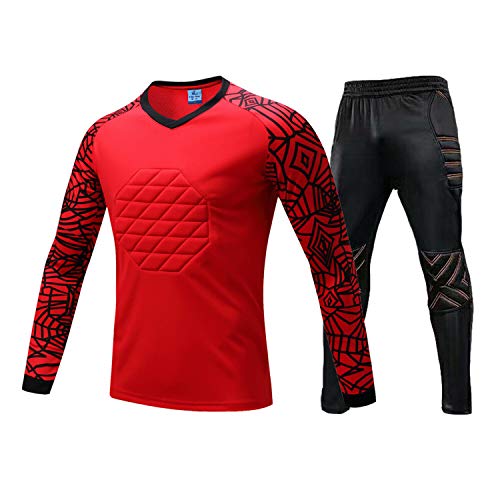 image for Rayauto Men's Sport Football Soccer Goalkeeper Goalie Foam Padded Top 