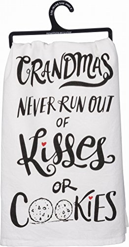 Primitives by kathy kitchen towel "grandmas never …