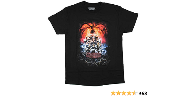Stranger Things Full Cast Logo T-Shirt 
