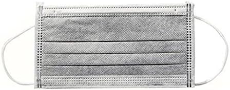 Xinhe Disposable Earloop Medical Surgical Four Layer Activated Carbon Filter Face Masks,Pack of 100