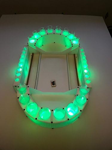 Tailgate Football Snack Stadium (Lights Included) 54 X 26 x 6