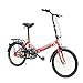Compact Folding Bike for Men and Women 20-inch Mini City Buggy Lightweight Adult Commute-Whitethumb 3