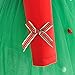 JV94 Girls Dress Christmas Santa Hat Long Sleeve Party Dress Size 10 Red