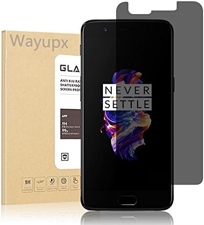 Wayupx Galaxy Oneplus 5 Screen Protector,4D Touch [Scratch-resistant][9H Hardness][Bubble-Free] Tempered Glass Screen Protector Oneplus 5 (Privacy)