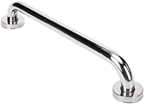 Centh 5618BS 1-1/2-Inch x 18-Inch Concealed Mount Safety Bath and Shower Grab Bar, Bright Stainless (18)