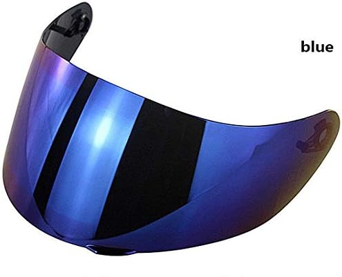AMAZInthapuj Windshield Motorcycle Helmet Lens Fit for AGV K1 K3SV K5 Visor Full Face Blue Color