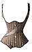 Camellias Steel Boned Steampunk Tesla Underbust Corset Waist Training Cincher