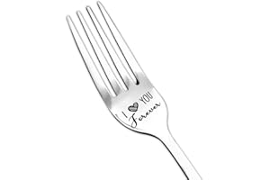 Anniversary Birthday Gifts Fork for Boyfriend Girlfriend Couples I Love You Fork Gifts for Men Husband BF Valentines Day Gift