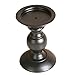 Happy E-life Classic Elegant Metallic Candle Holder Candlestick Wedding Decor(Black Set)