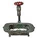 Lily's Home Vintage Rustic Bar Soap or Kitchen Sink Sponge Holder, Dish Style with Country Design Crafted from an Old Spigot and is Ideal for Any Whimsical Decor Style, Green Patina