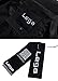 Lega Mens Casual Thick Jacket Cotton Stand Collar Outerwear (Black,US Small)