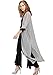 MissShorthair Womens Chiffon Kimono Cardigans Long Blouse Sheer Cover Ups