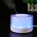 Remote Control 500ml Essential Oil Diffuser Aromatherapy Ultrasonic Cool Mist Humidifier 7 Color Lights Changing Auto Shut-off Function