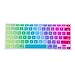 HDE Ultra Thin Silicone Rubber Keyboard Skin Cover for MacBook Pro Non Retina 13/15/17 (Metallic Rainbow)