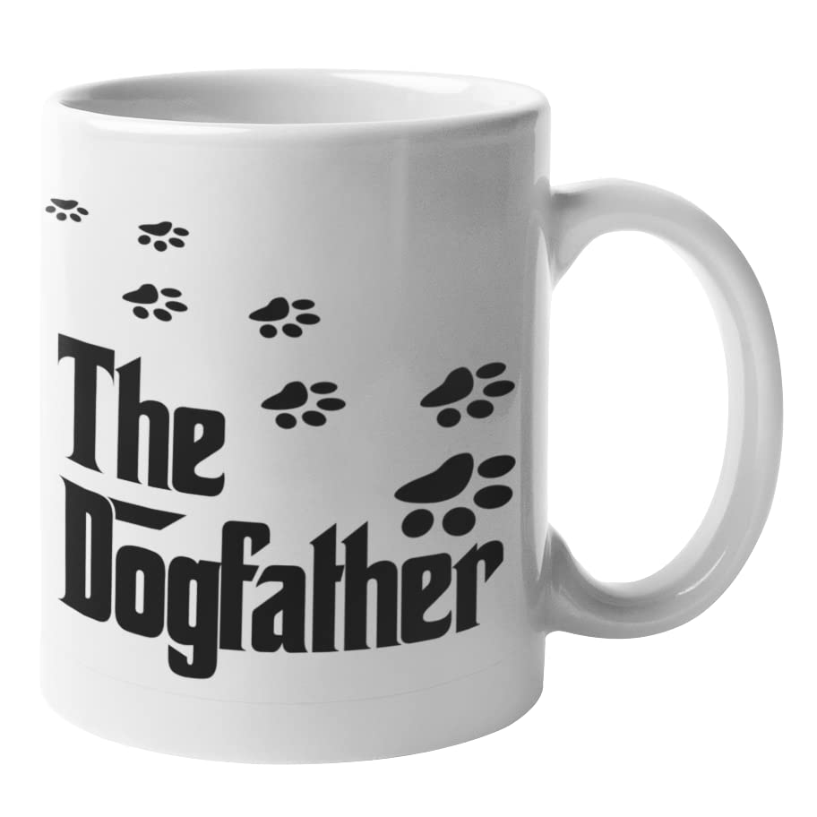 McMug - The Dogfather - White Background - Mug, Ceramic, 11fl.oz.