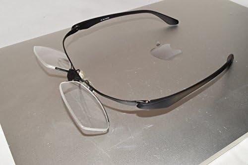iCompWear 'Mag'- Flip-Up Magnification Special Computer Glasses Helps You See Better at Computer Anti Fatigue, Relieves Eye Strain. Stylish, Unisex. FREE Case &amp; Cleaning Cloth