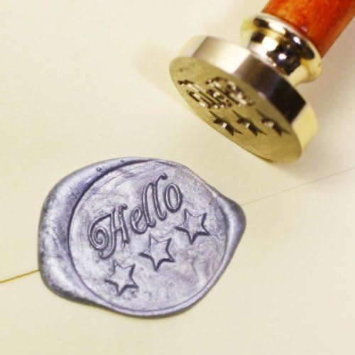 Hello, Sealing Stamp Set, Seal Stamp, Wax Seal, 25mm Initial Sealing Stamp