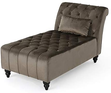 Christopher Knight Home Rubie Chaise Sofa grey