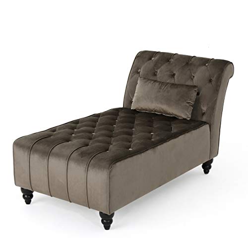 Christopher Knight Home Rubie Chaise Sofa grey