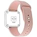 Henoda Soft Silicone Replacement Band for Fitbit Blaze (Pink Small)