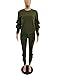 Autumn Long Sleeve Hoodie and Pants Two Piece Set Sweatsuits for Teen Girls,Army Green,Large/US12-14