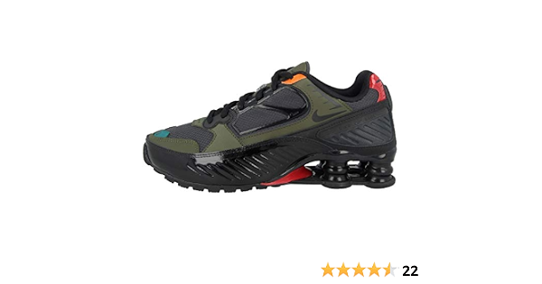 Nike Schuhe Shox Enigma Black-Anthracite-Cargo Khaki-Gym Red (BQ9001-002)  43 Schwarz : Amazon.es: Zapatos y complementos