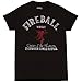Fireball Whisky Logo Adult T-Shirt - Black (X-Large)