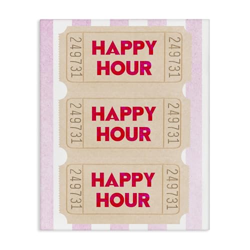 Stupell Industries 'Happy Hour Ticket Stubs'| Canvas Art