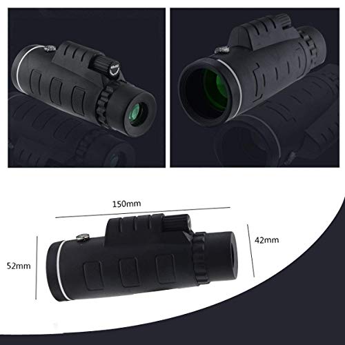40x60 Monocular Telescope, High Power Monocular Scope with Smartphone Clip and Tripod, Waterproof Dual Focus BAK4 Prism FMC Lens, Low Night Vision for Outdoors/Bird Watching/Hunting/Camping/Travel - Thumbnail 3