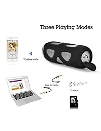 [201609 nuevo.] Avantree 10 W Bluetooth Altavoz con Soporte para bicicleta de bicicletas, gancho para uso en exterior portátil, Premium Sound, el apoyo sd tarjeta TF, NFC