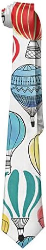 AlwaysG Men's Hot Air Balloon Fashion Novelty Necktie Skinny Ties For Business,Party,Wedding