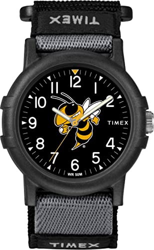 Timex Unisex Collegiate Recruit 38mm Watch - Georgia Tech Yellow Jackets Black…