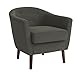 Homelegance Fabric Barrel Chair, Sage Gray