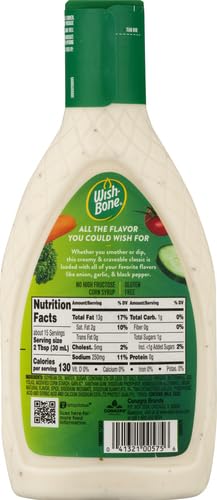 WISH-BONE RANCH SALAD DRESSING, 15 FL OZ