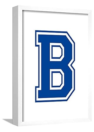 Amazon Com Varsity Letter B Make Your Own Banner Sign Poster