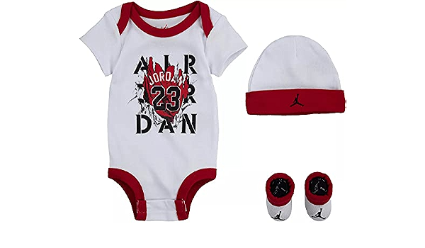 Jordan Infant Boys' AJ5 Bodysuit, Hat 