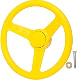 Swing Set Stuff Steering Wheel (Yellow) with SSS Logo Sticker