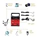 Portable Solar Generator with Solar Panel,Included 3 Sets LED lights,Solar Power Inverter,Electric Generator,Small Basic Portable Generator Kit,Solar Lights for Home & Camping,Power for Solar Fans