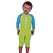 Nozone Fiji Sun Protective Baby Swimsuit in Lime/Aqua, 6-12 Months