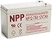 NPP 12V 7ah 12Volt 7amp Rechargeable Sealed Lead Acid Battery for Security Alarm System Verizon Fios Box with F1 Terminal primary