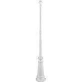 Livex Lighting 7709-03 Outdoor Cast Aluminum Post, White 74" x 9.5"