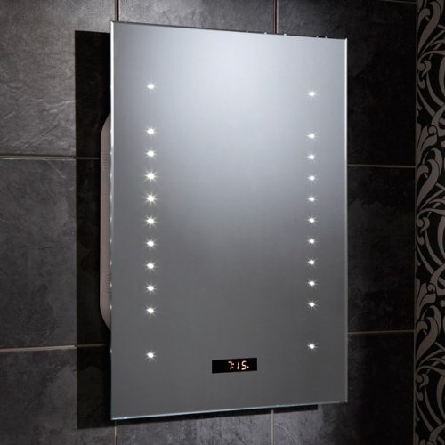 Hib Tempo Radiostar Bathroom Mirror Wc Mirror, Clock/Radio 700 X 500 M